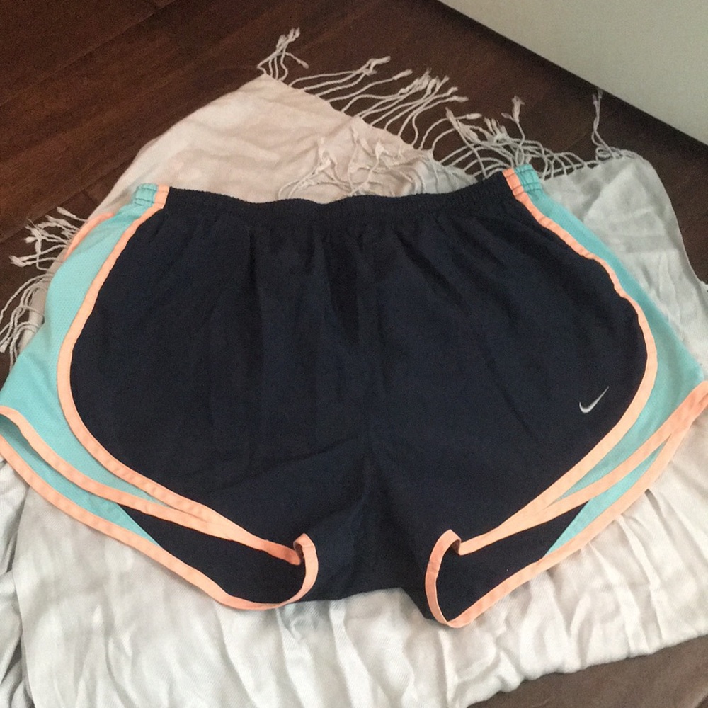 Orange and Blue Nike Shorts